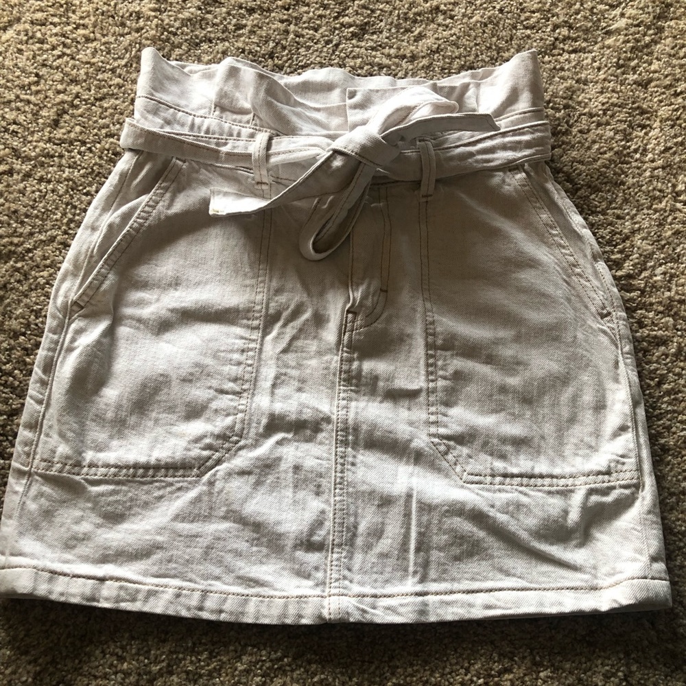 Free people denim skirt